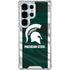 Michigan State University Away Grey Jersey Galaxy S25 Ultra Clear Case